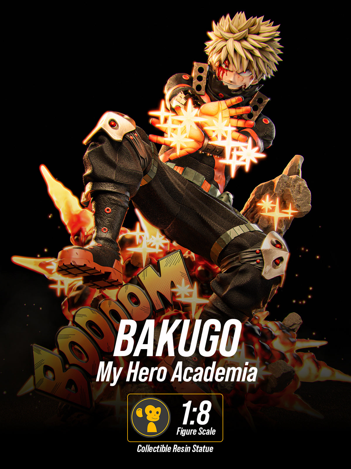 The Great Explosion | Maximum Detailed 12K 3D Printed Figure