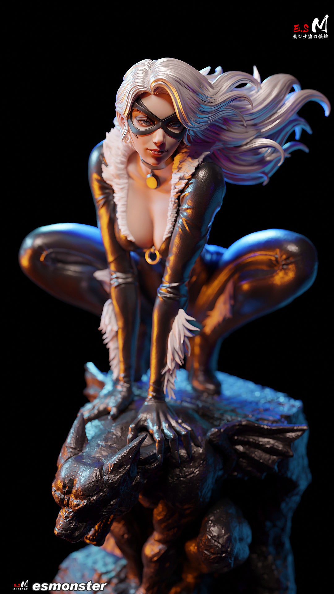 Master Thief Black Cat Statue