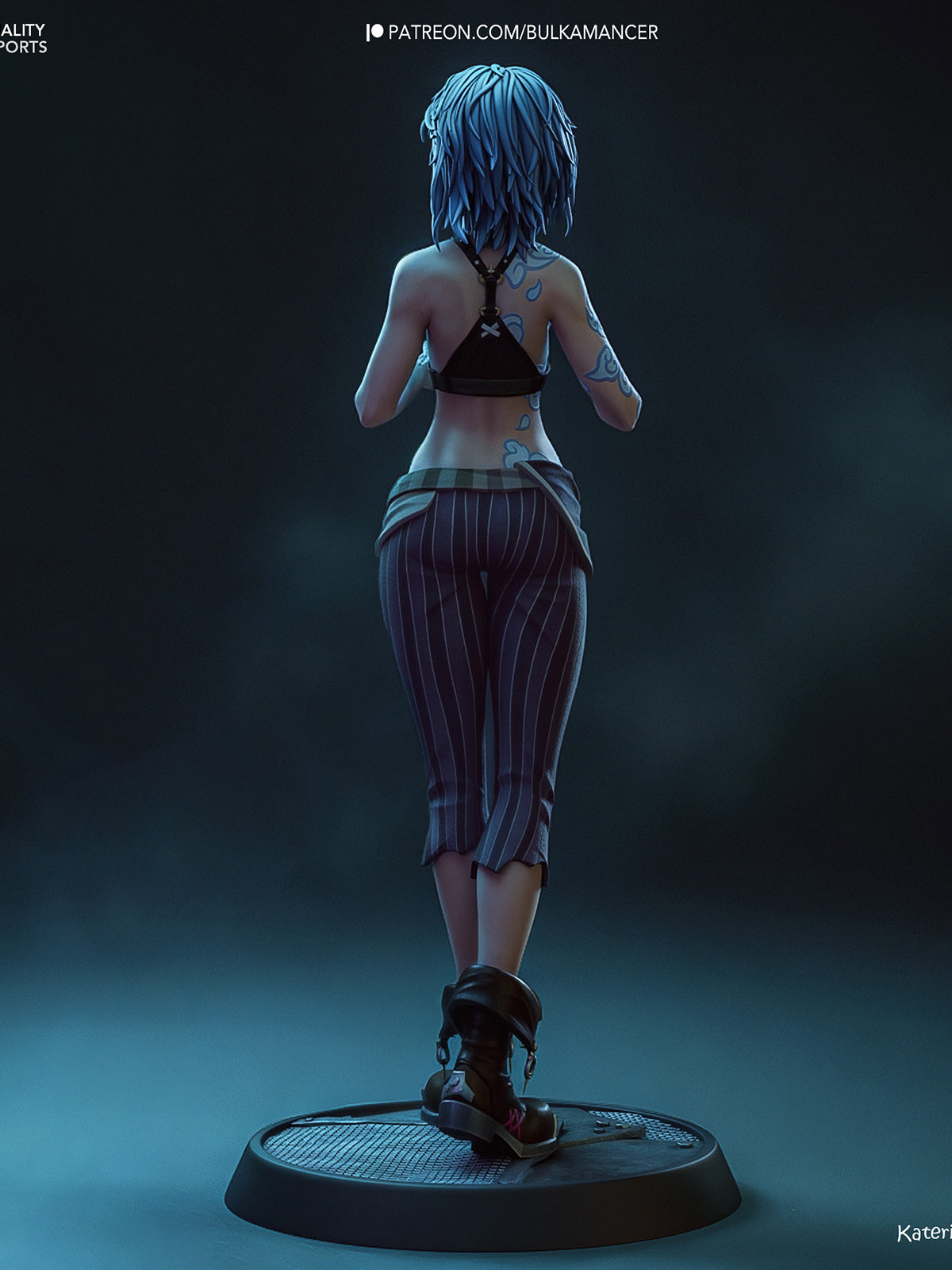 The Broken Sister | Maximum Detailed 12K 3D printed figure