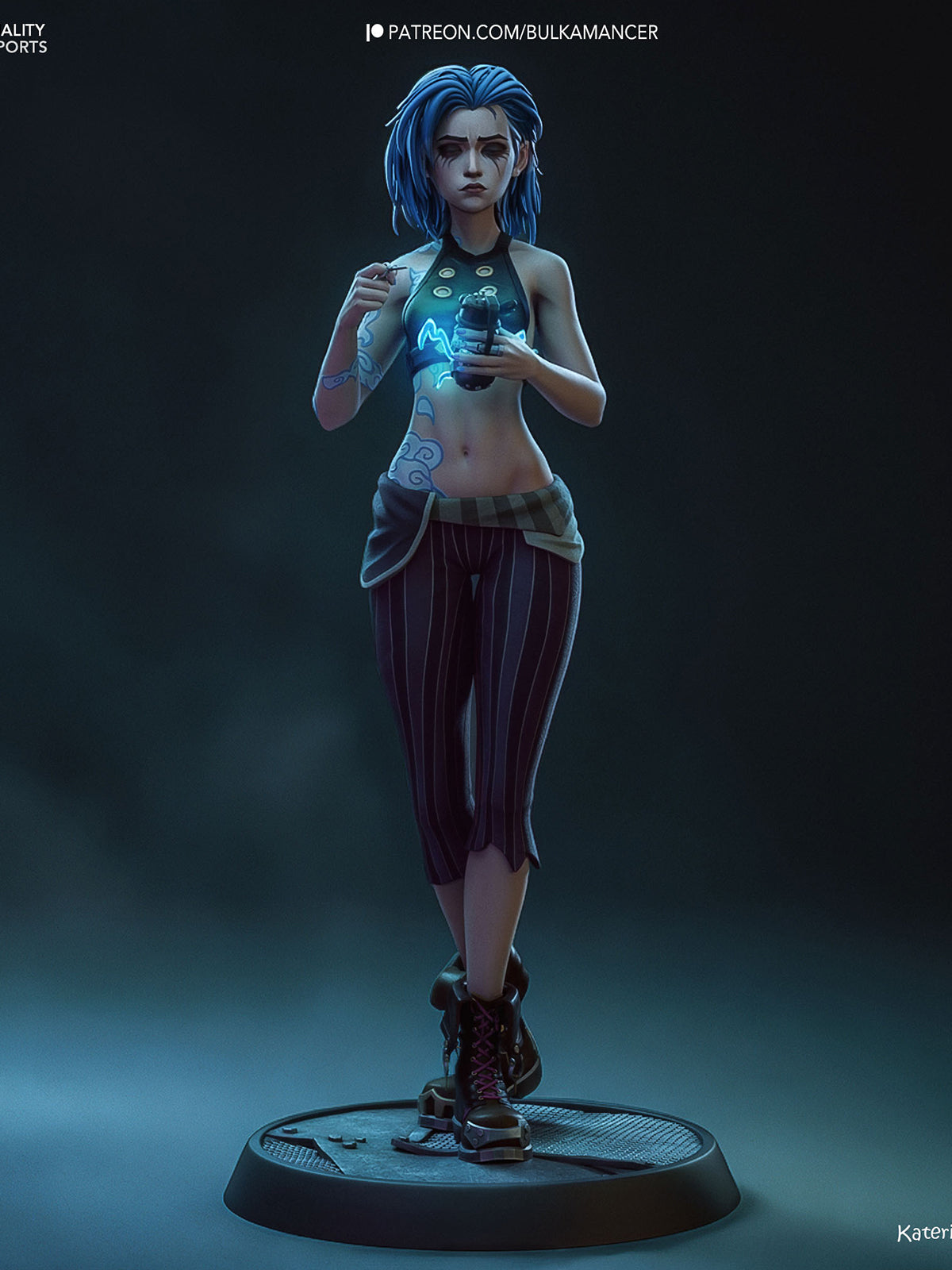 The Broken Sister | Maximum Detailed 12K 3D printed figure