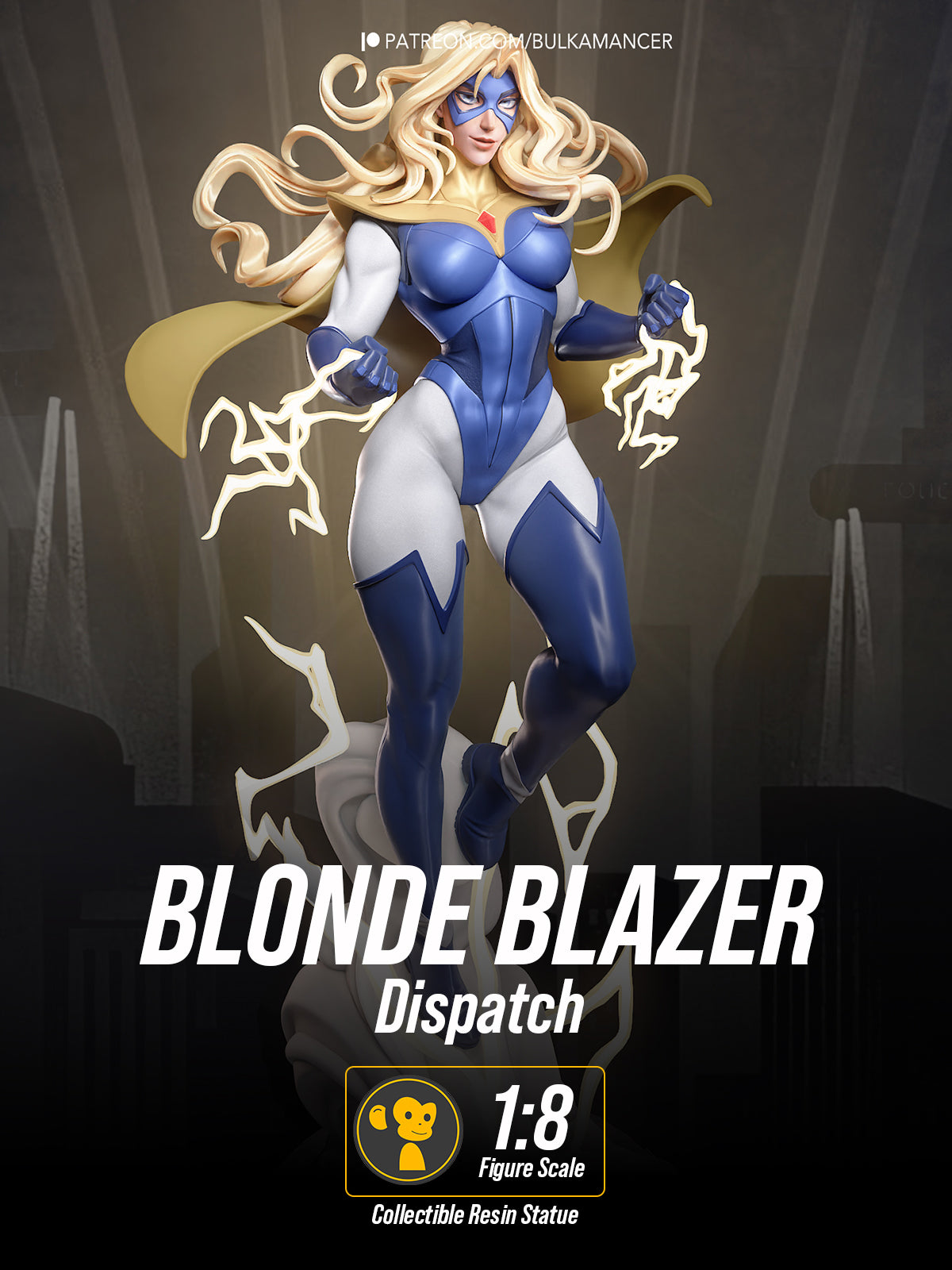 The Lightning Vanguard | Maximum Detailed 12K 3D printed figure