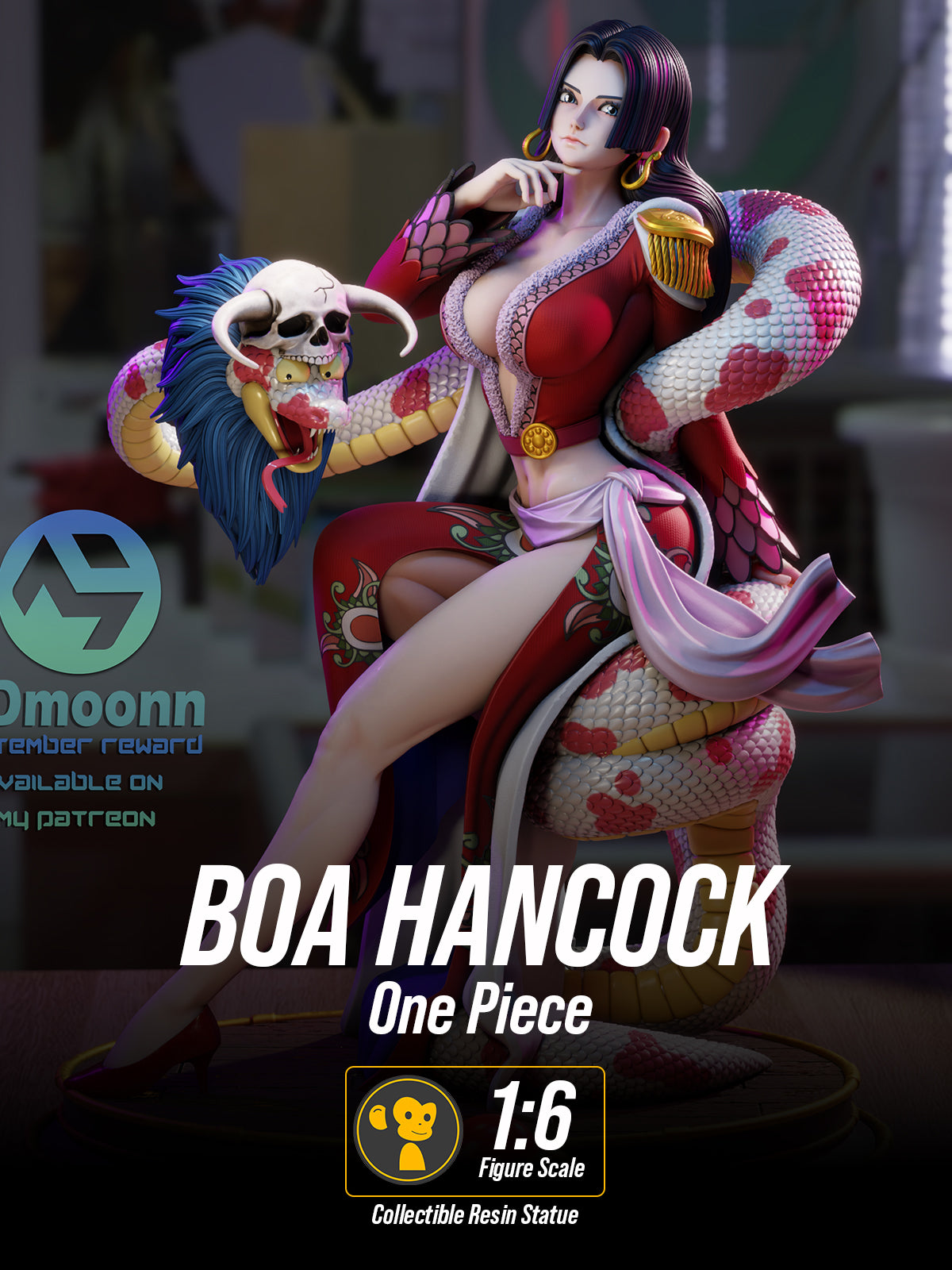 The Snake Princess | Maximum Detailed 12K 3D printed figure