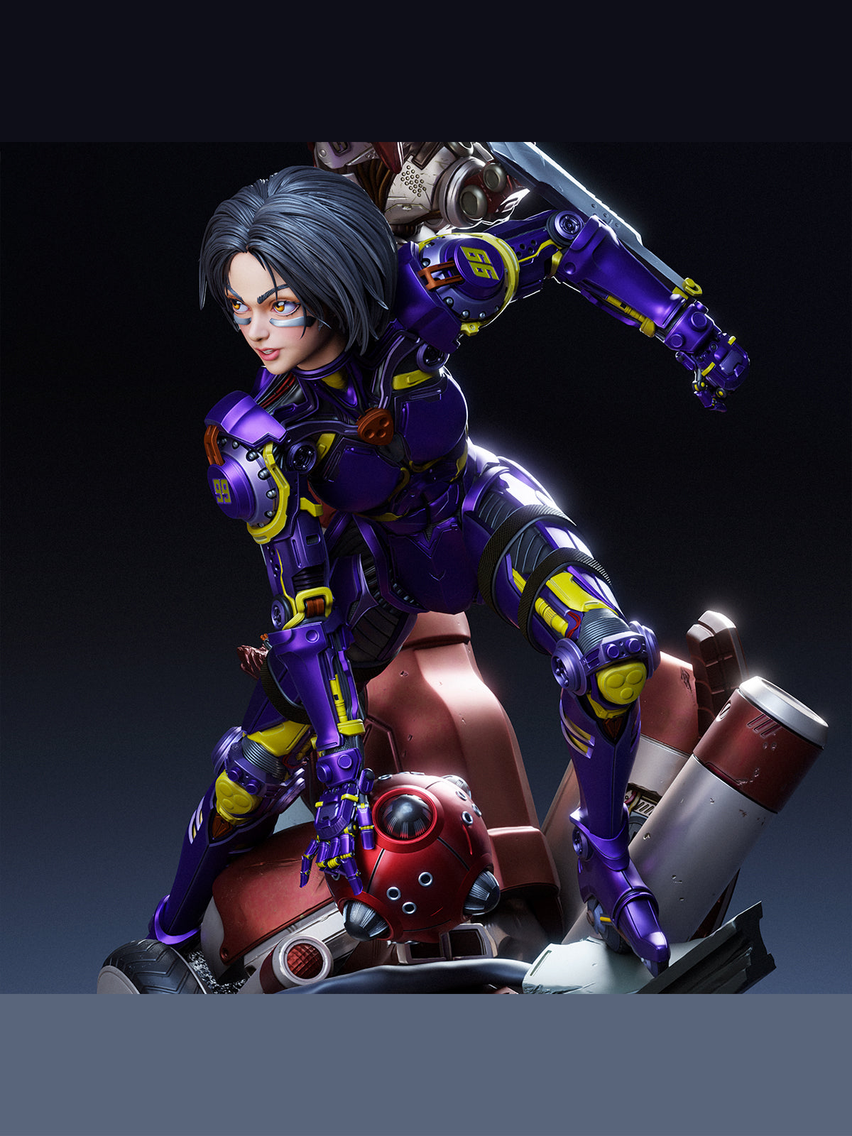 The Battle Angel | Maximum Detailed 12K 3D printed figure
