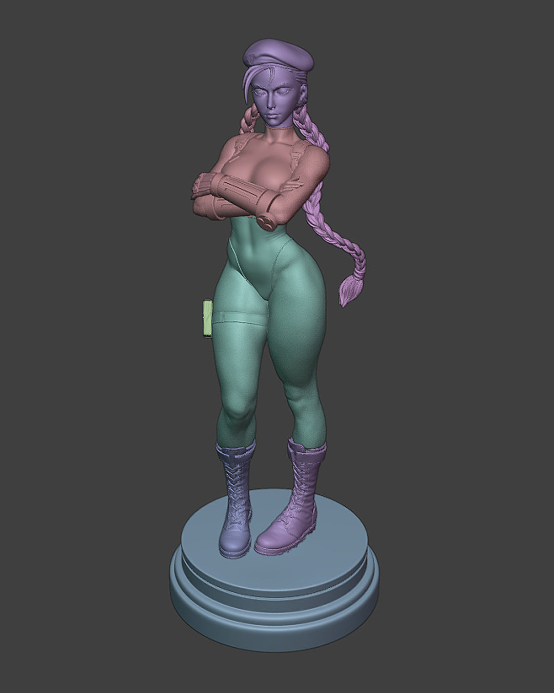Braided Fighter Statue