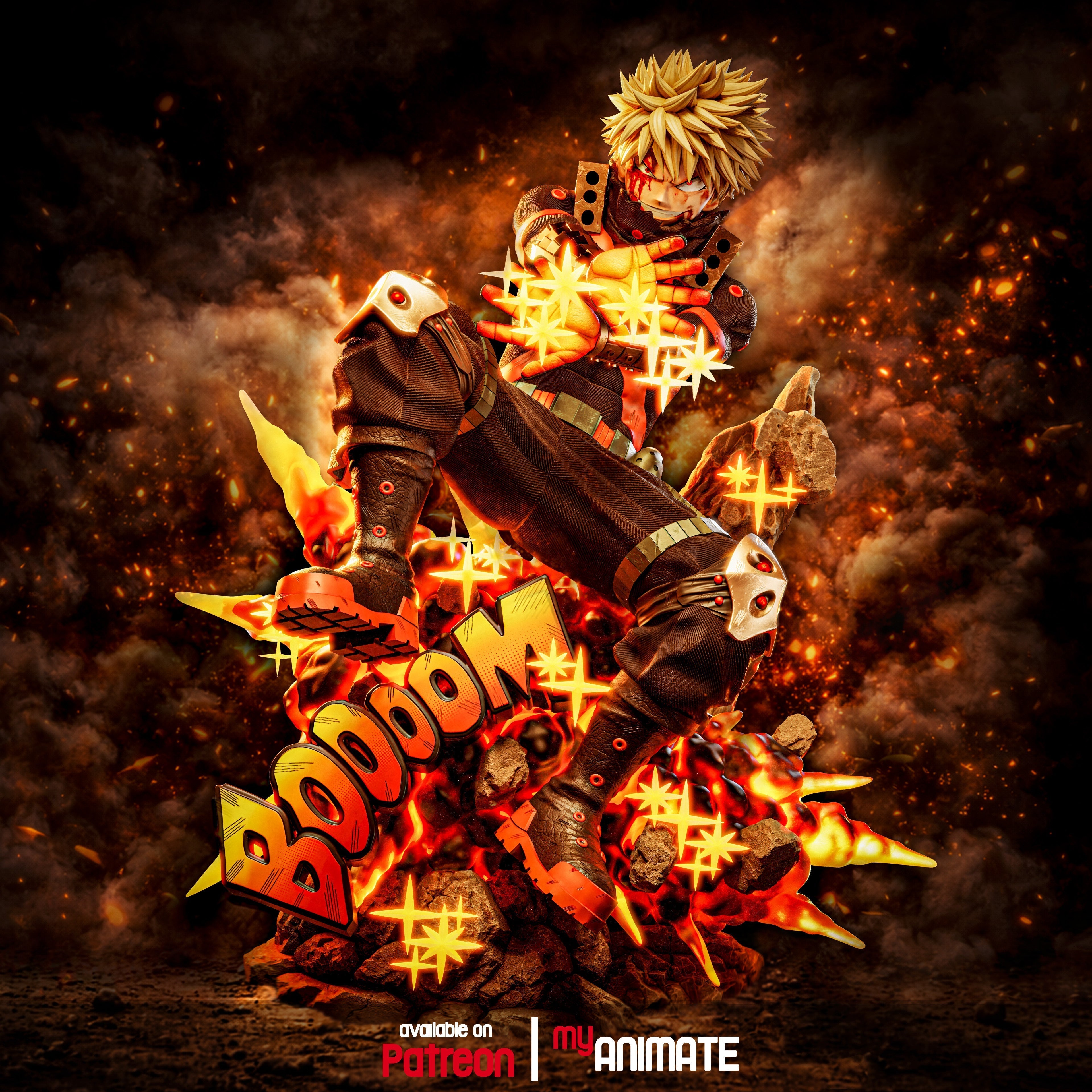 The Great Explosion Statue