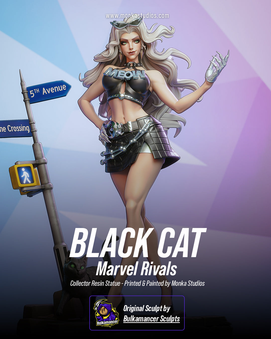 Felicia The Black Cat Statue