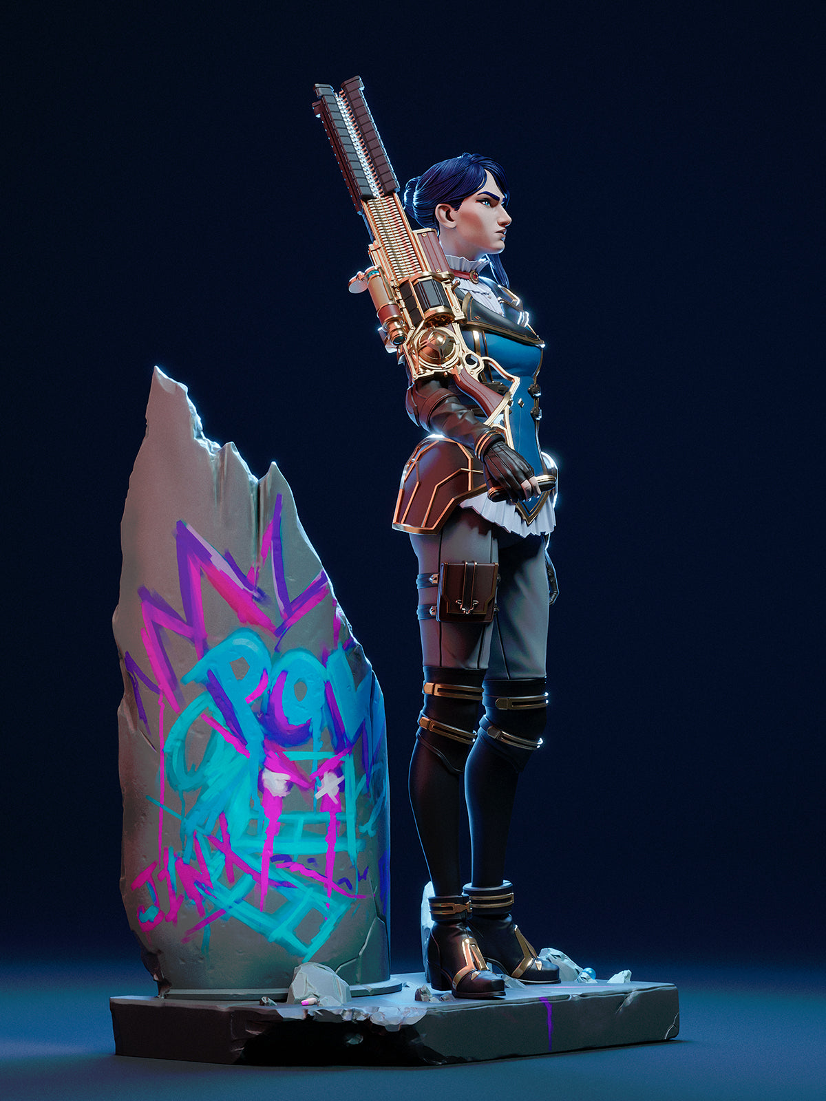 The Prestige Officer | Maximum Detailed 12K 3D printed figure
