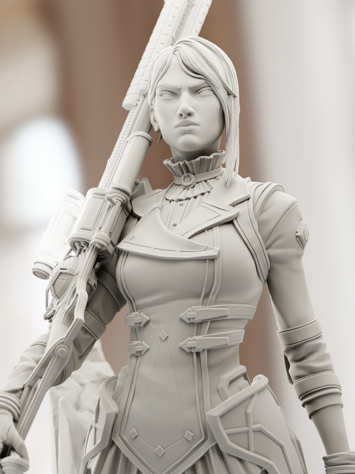 The Prestige Officer | Maximum Detailed 12K 3D printed figure