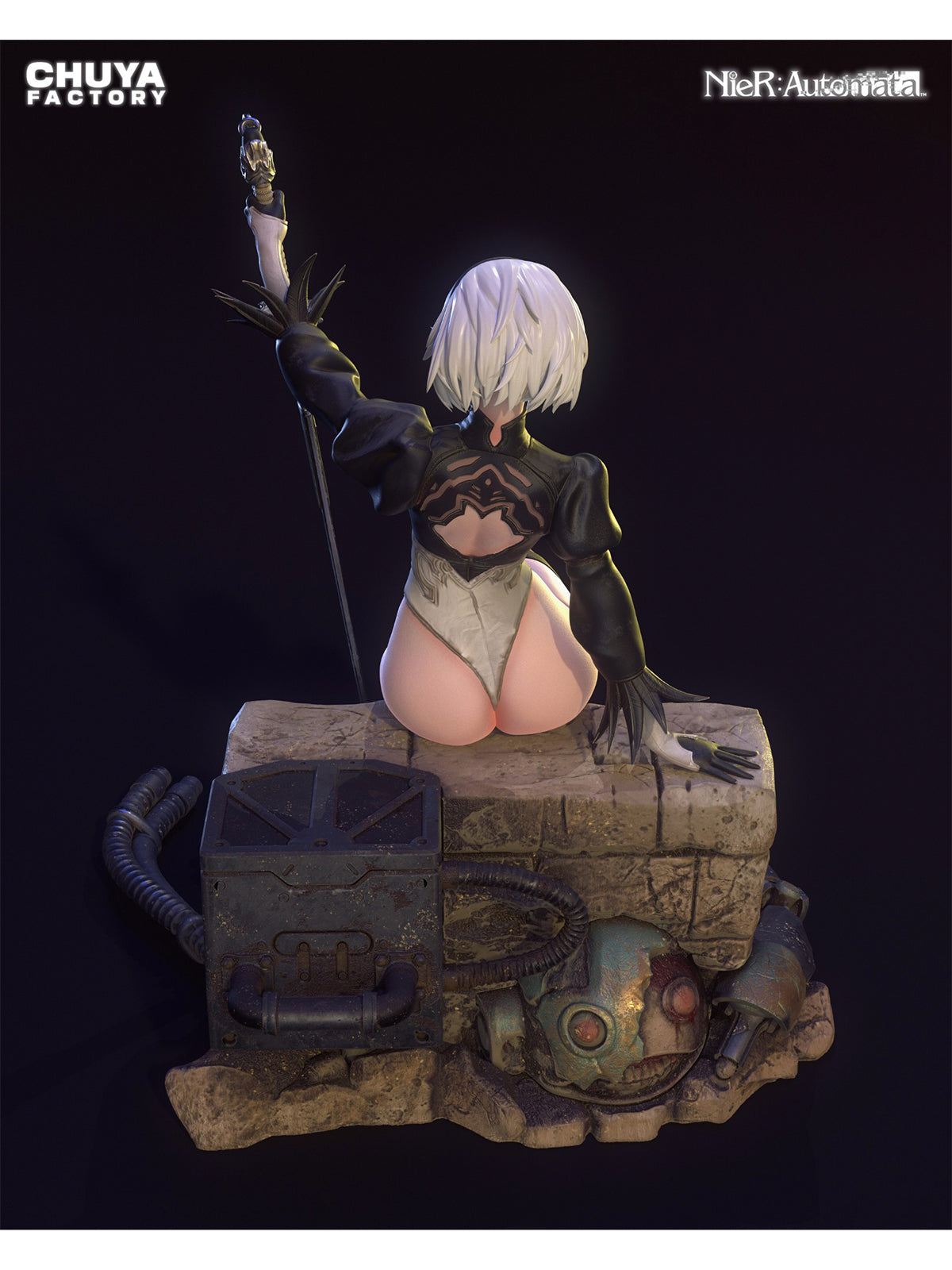 The Blind Android | Maximum Detailed 12K 3D printed figure