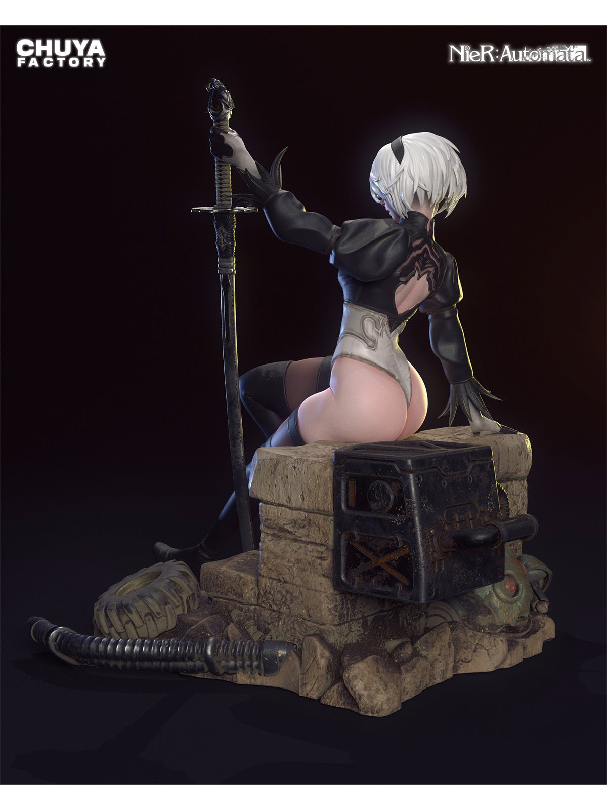 The Blind Android | Maximum Detailed 12K 3D printed figure