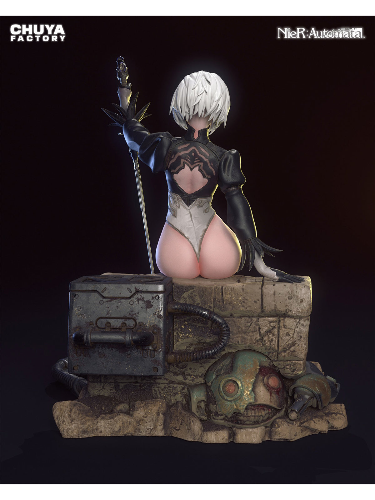 The Blind Android | Maximum Detailed 12K 3D printed figure