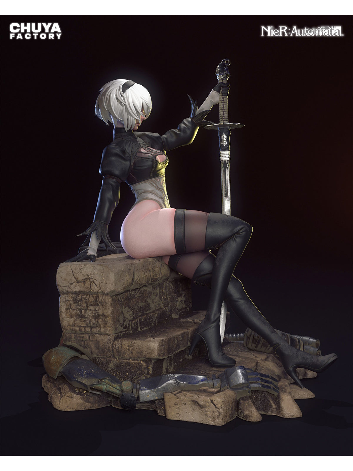 The Blind Android | Maximum Detailed 12K 3D printed figure