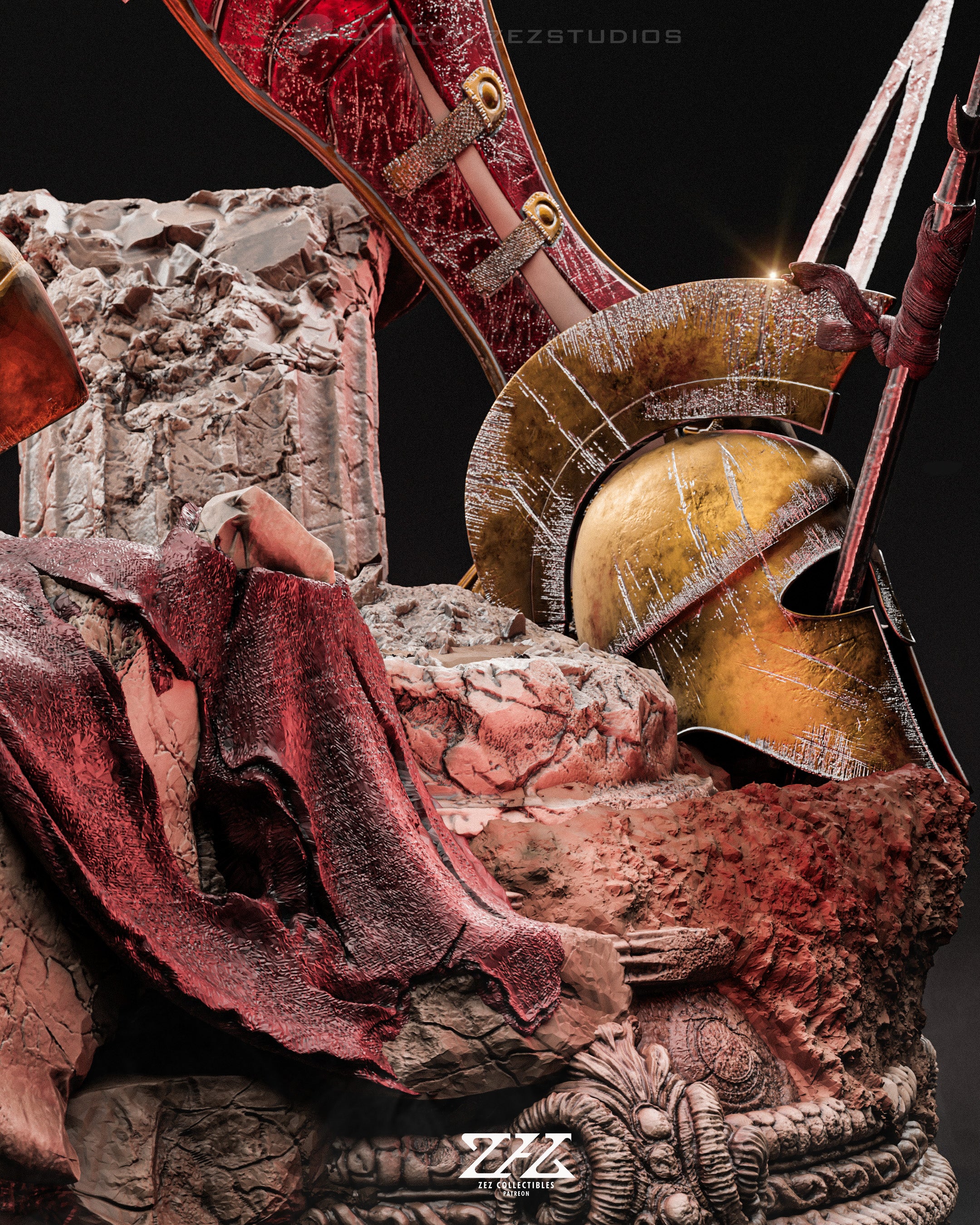 The Amazon Warrior | Maximum Detailed 12K 3D printed figure