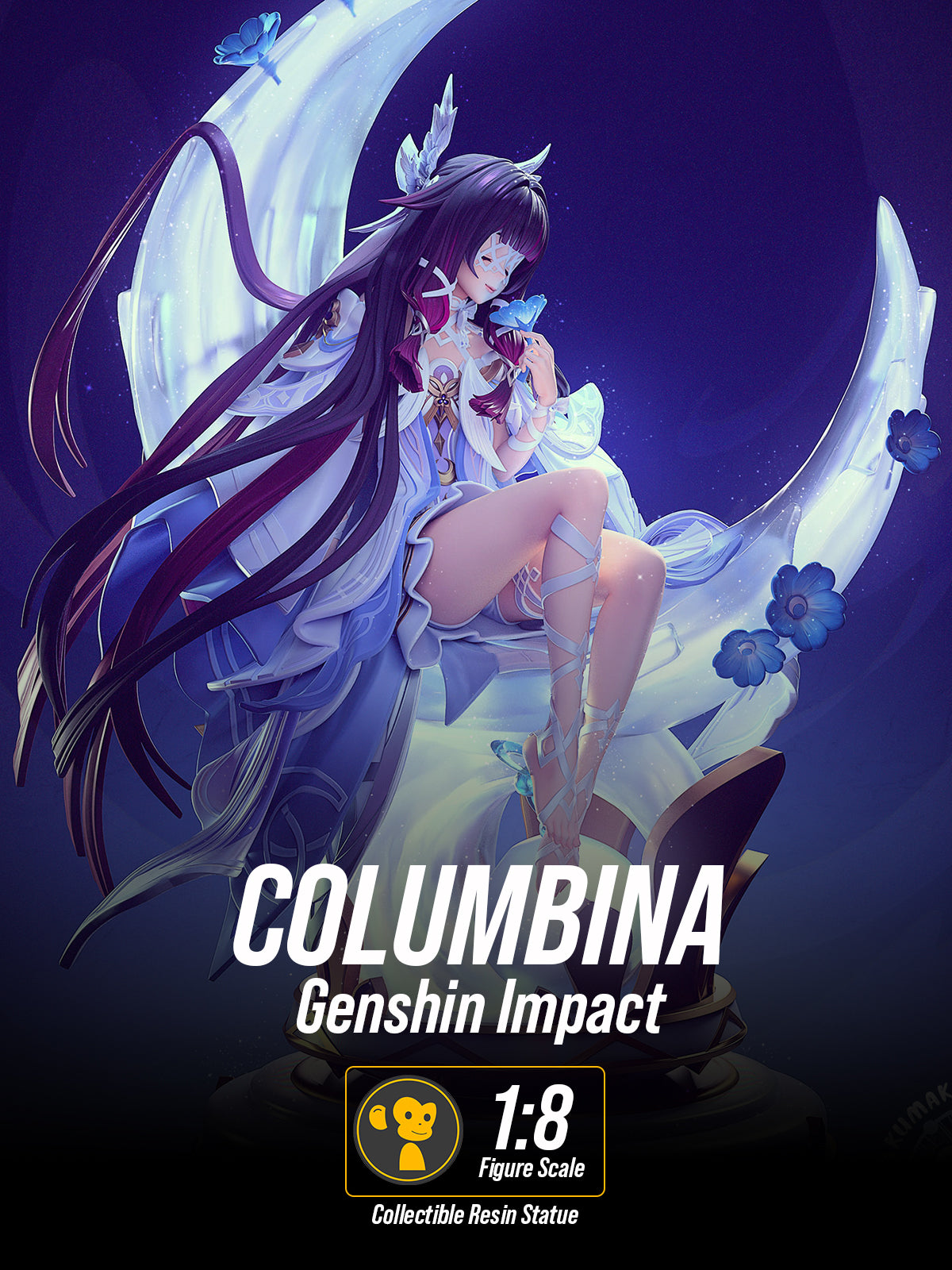 The Moonlight Siren | Maximum Detailed 12K 3D printed figure