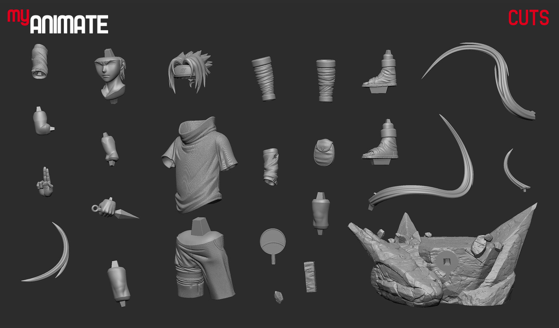 The Rogue Ninja | Maximum Detailed 12K 3D Printed Figure