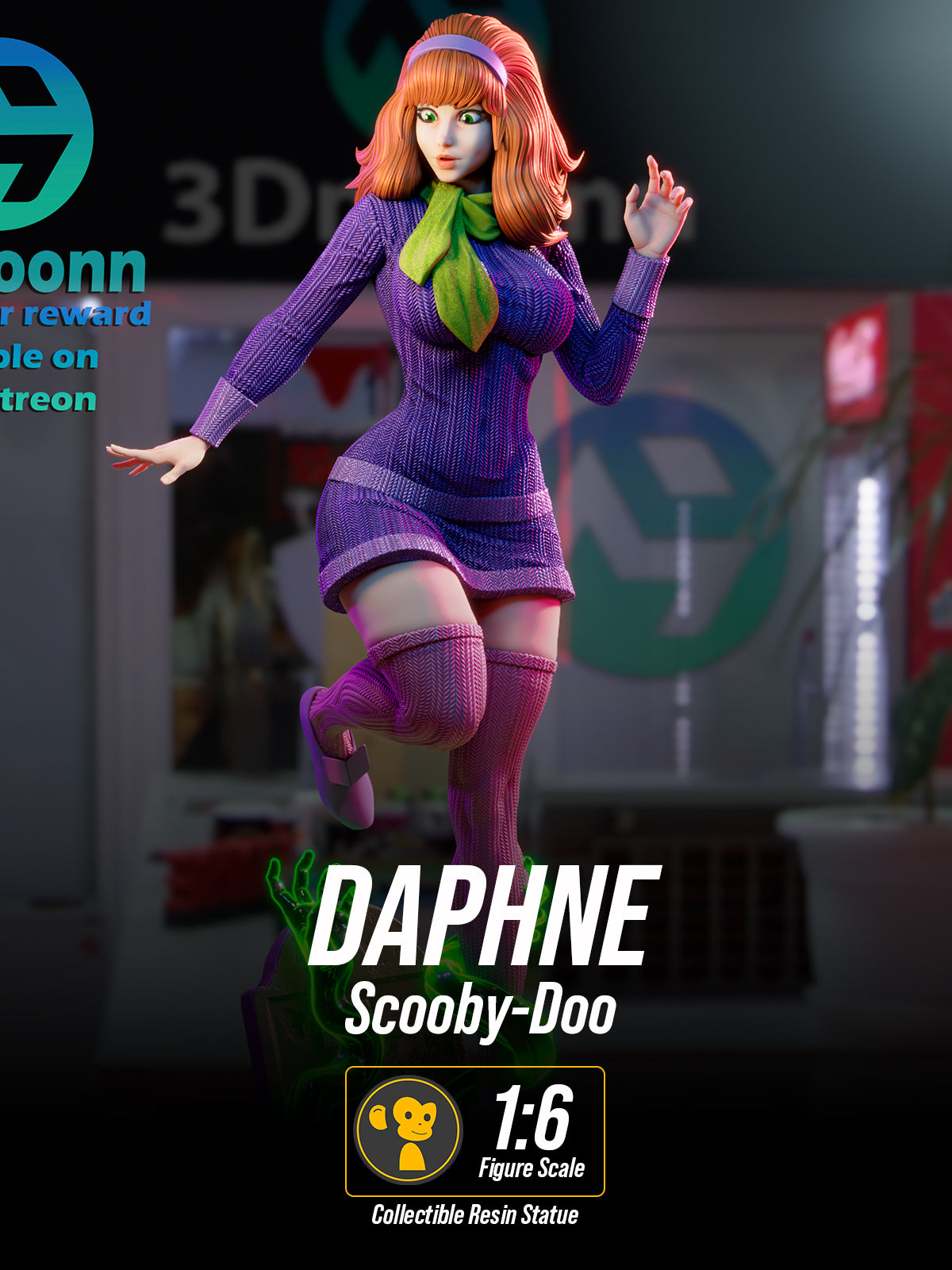 The Glamorous Sleuth | Maximum Detailed 12K 3D printed figure