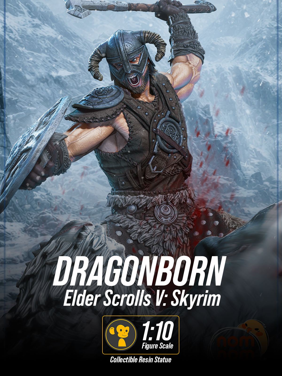 The Dragonborn | Maximum Detailed 12K 3D printed figure