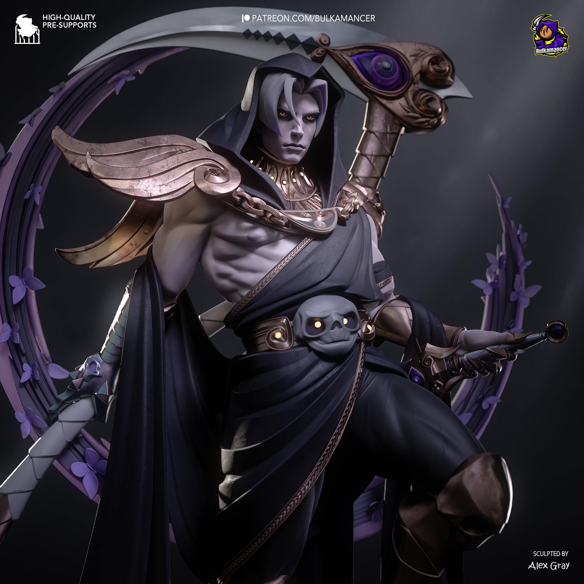 Death Incarnate | Maximum Detailed 12K 3D printed figure