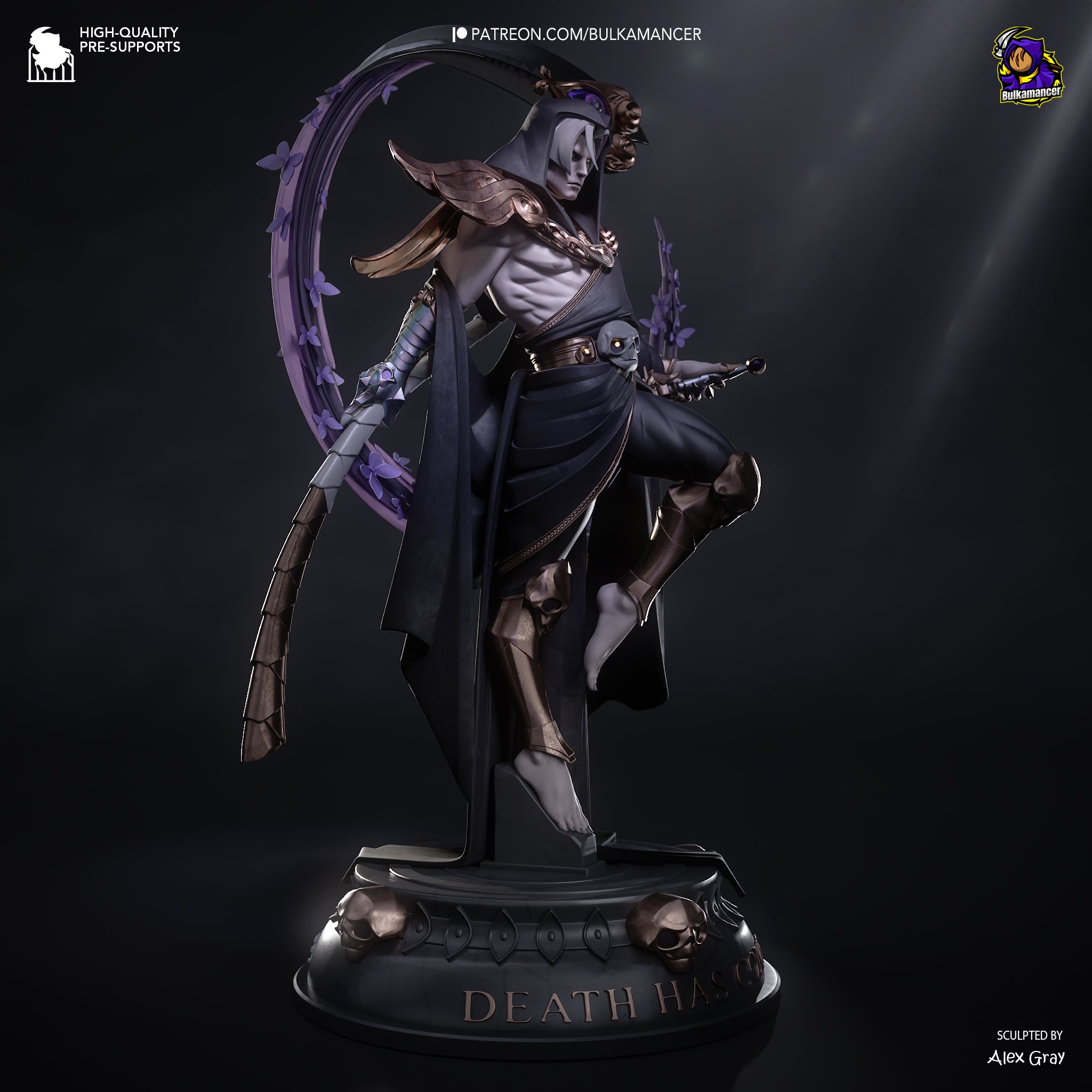 Death Incarnate | Maximum Detailed 12K 3D printed figure