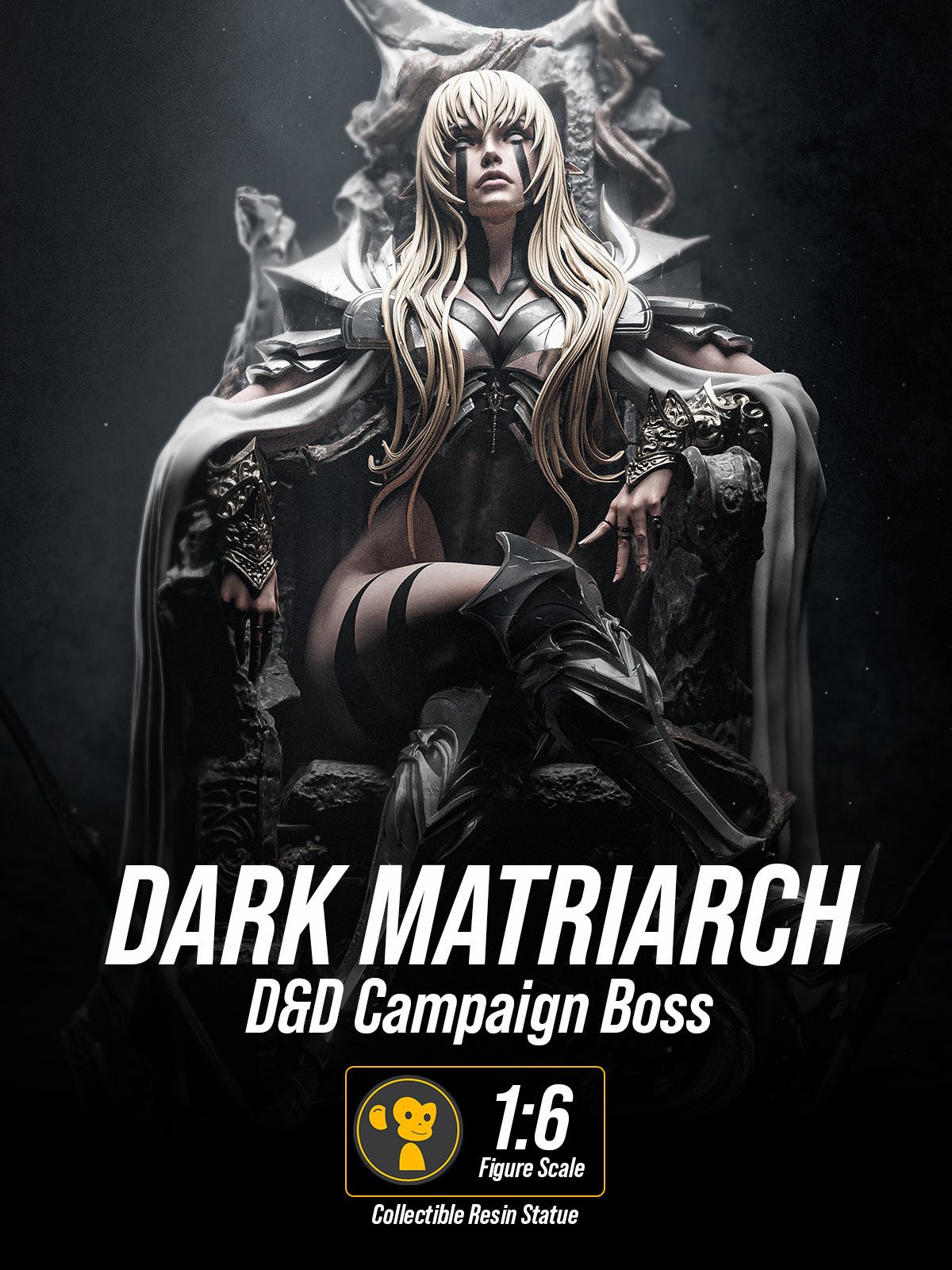 Dark Matriarch | Maximum Detailed 12K 3D printed figure