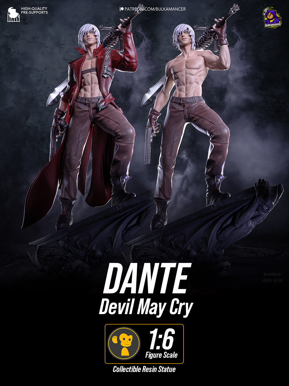 The Devil Rebel | Maximum Detailed 12K 3D printed figure