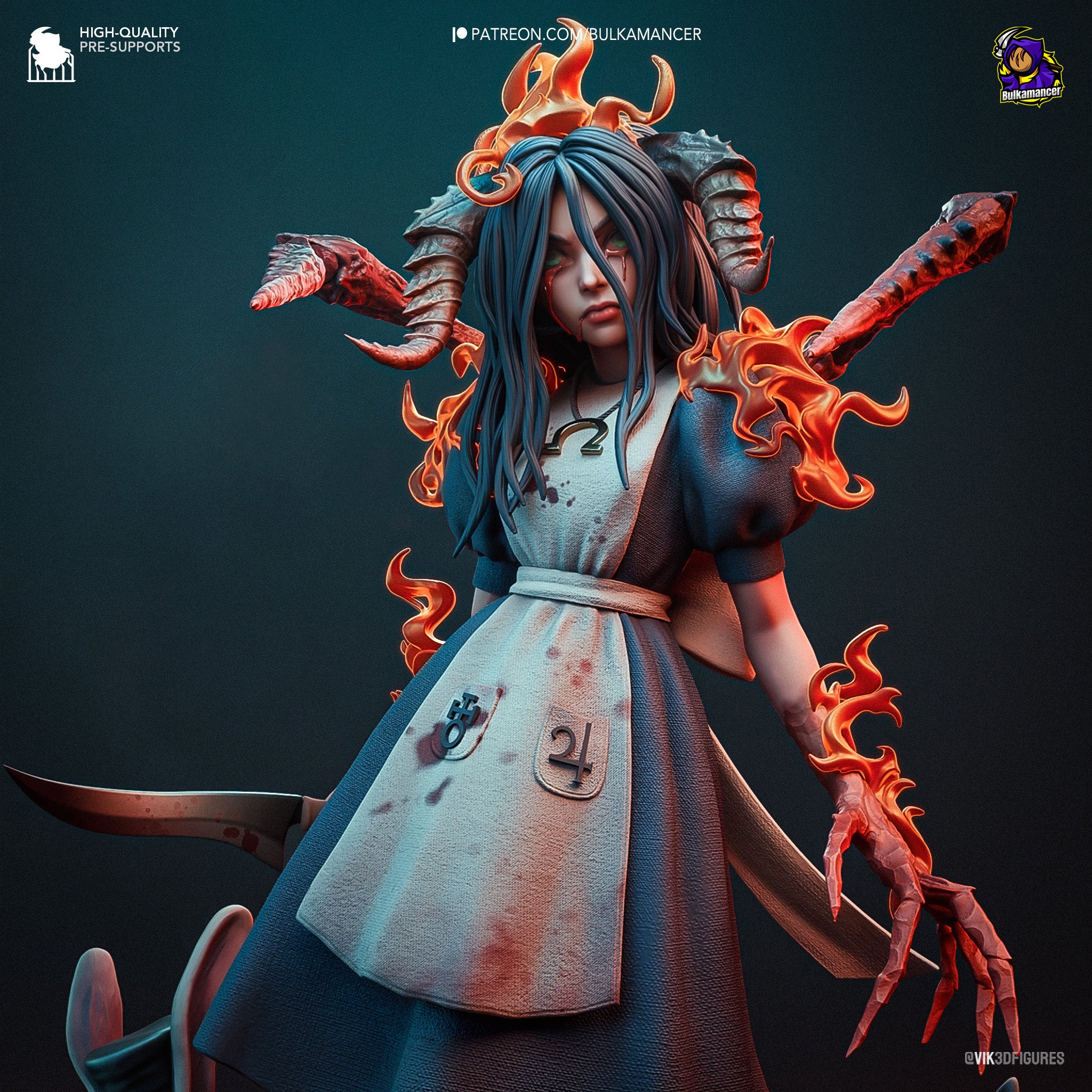 Rage of Wonderland Statue