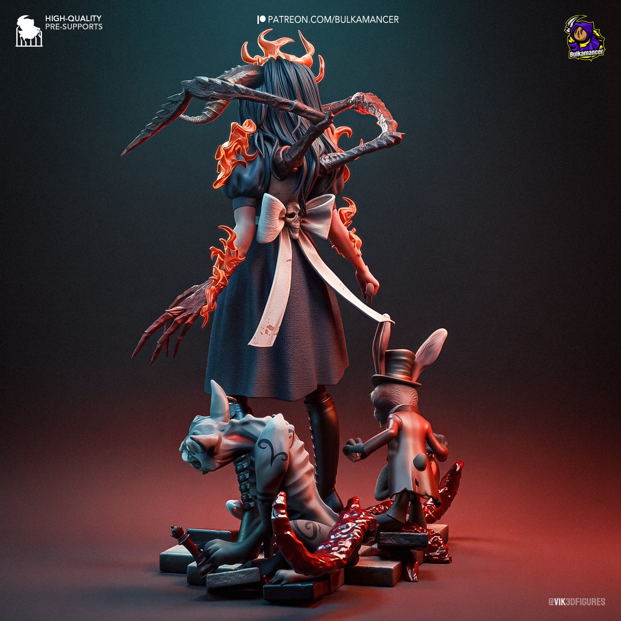 Rage of Wonderland Statue