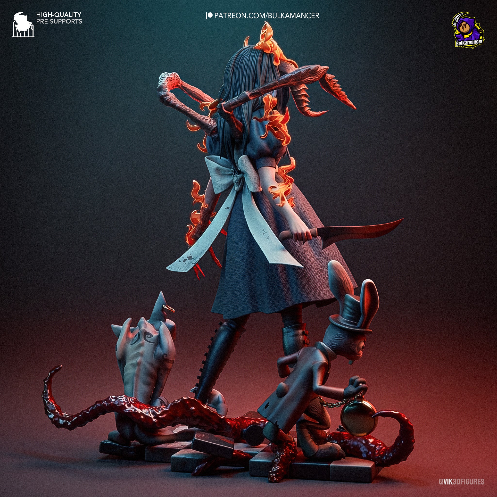 Rage of Wonderland Statue