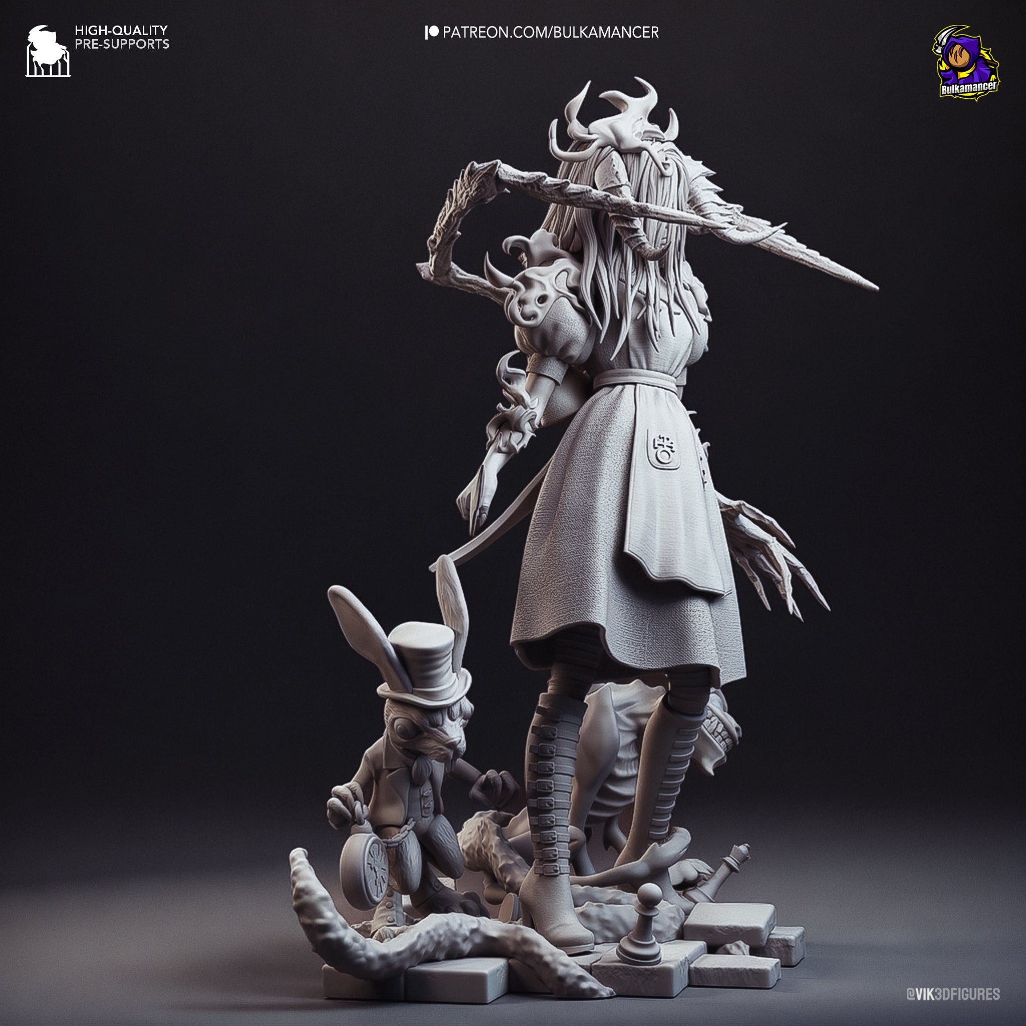 Rage of Wonderland Statue