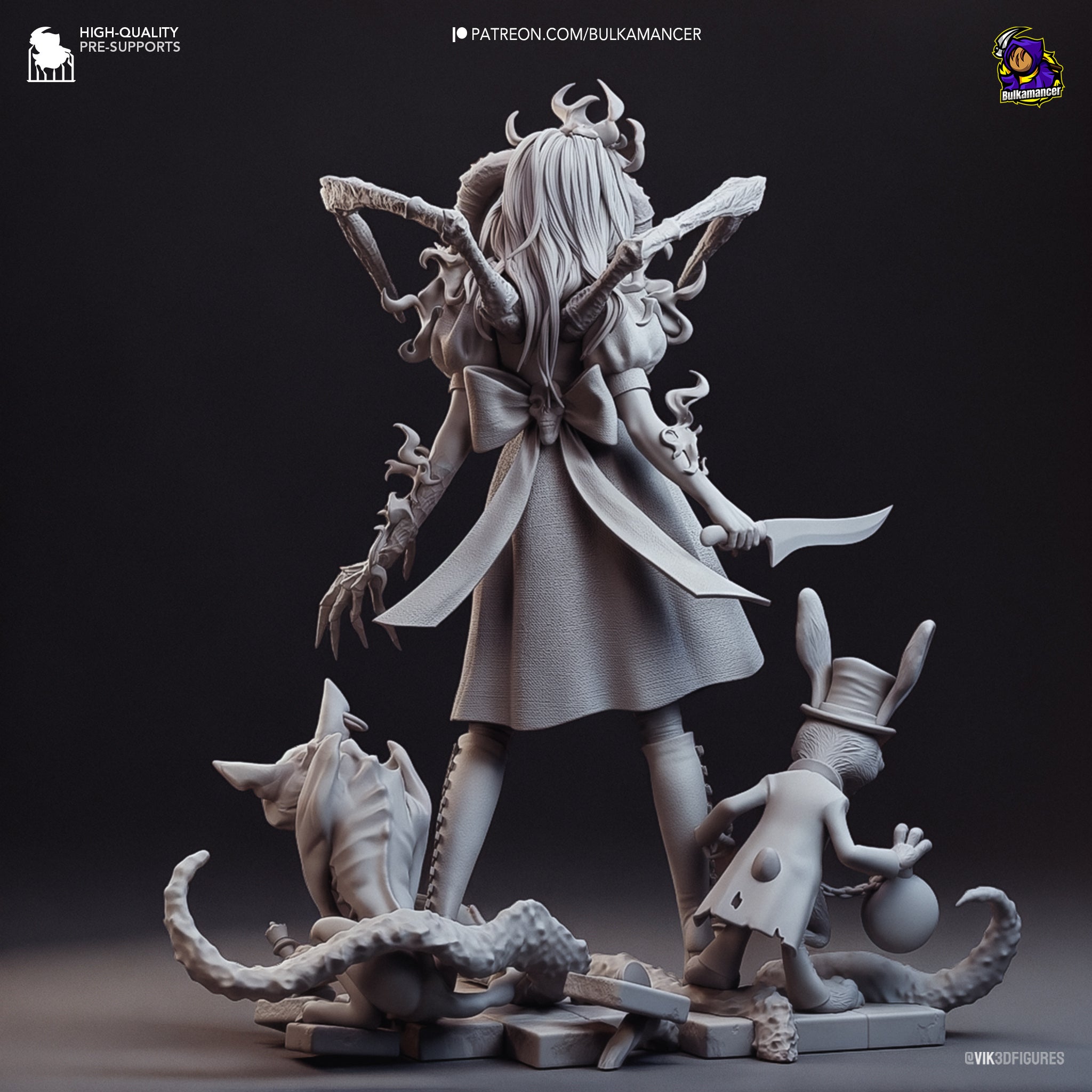 Rage of Wonderland Statue