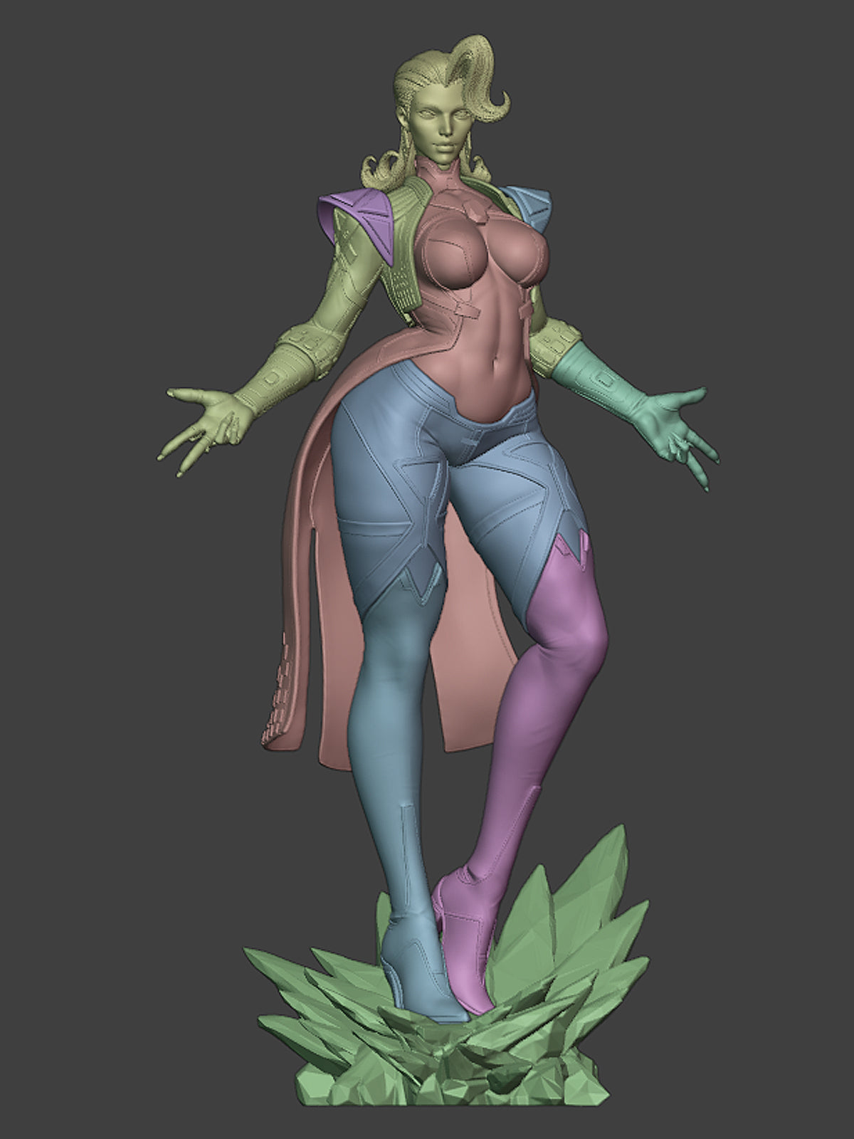 Frost Revolution | Maximum Detailed 12K 3D printed figure