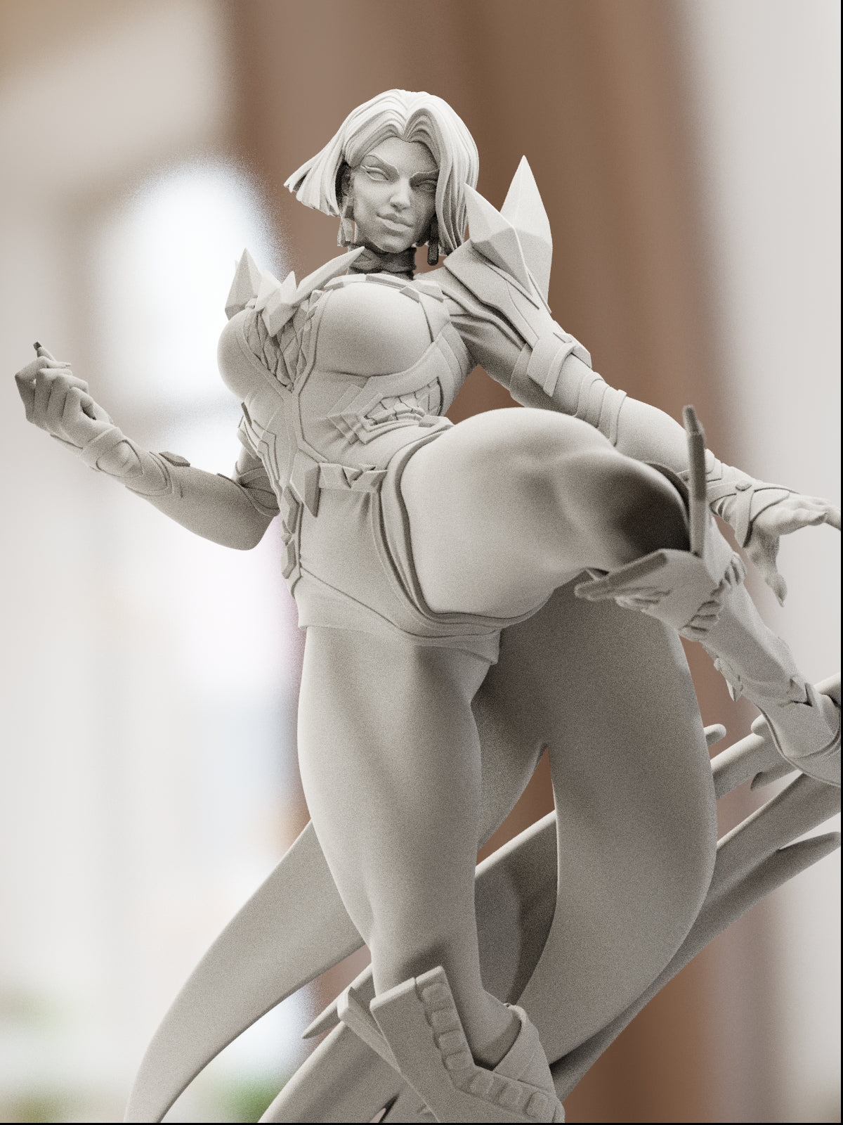 The White Queen | Maximum Detailed 12K 3D printed figure