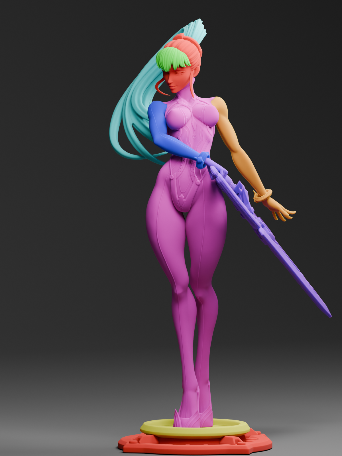 The Blade of Hope | Maximum Detailed 12K 3D printed figure
