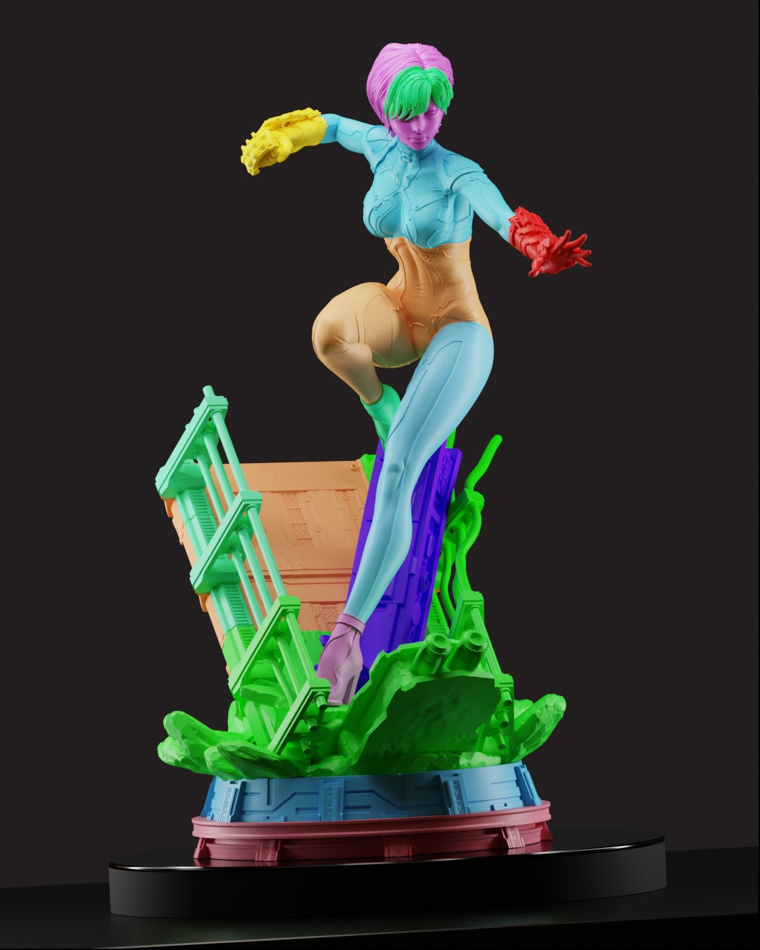 Blood Rain Evie Statue