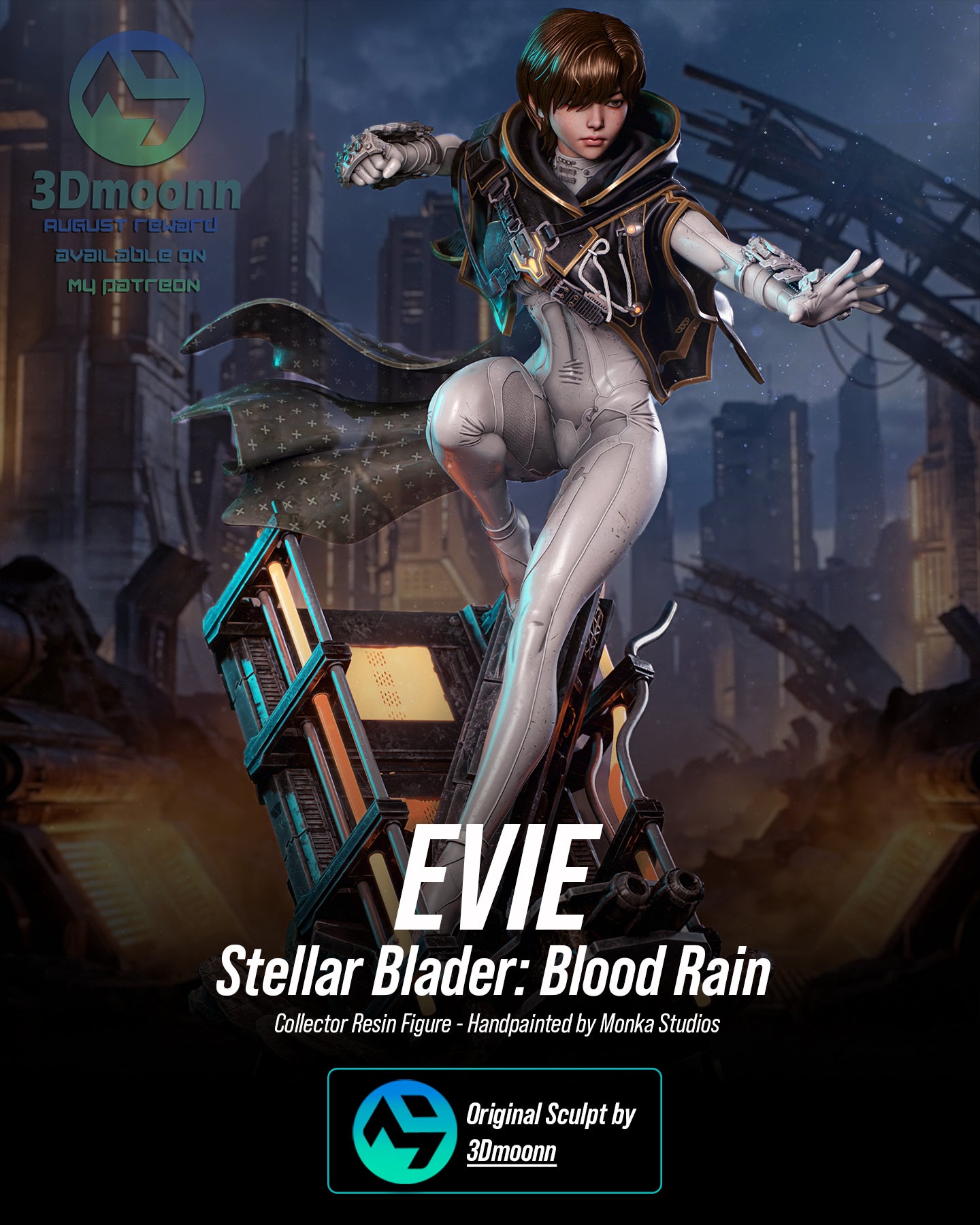 Blood Rain Evie Statue