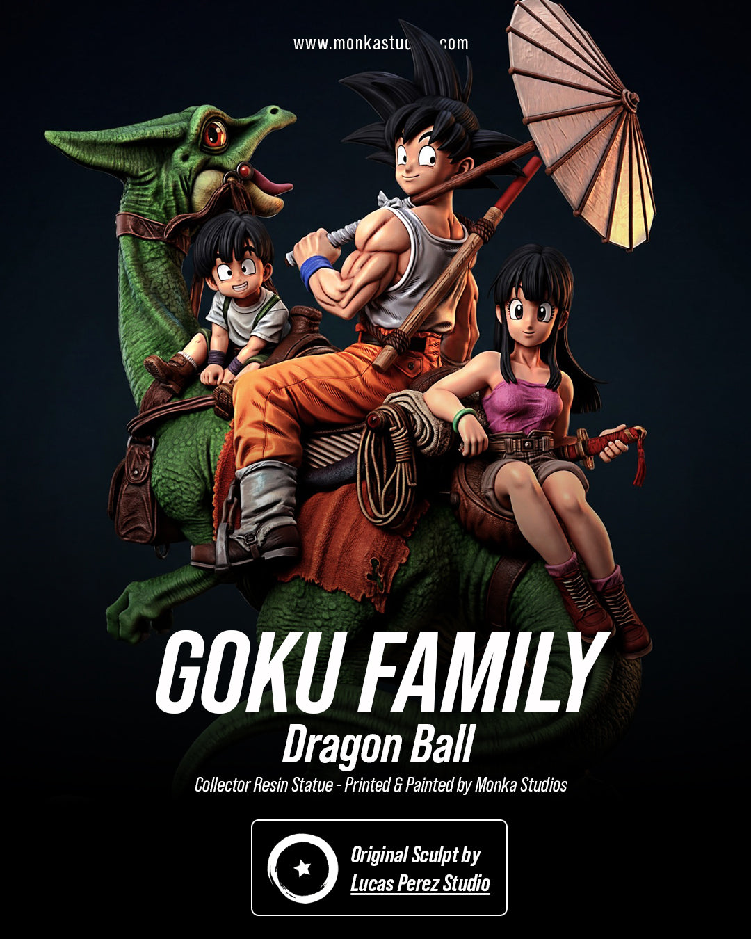 Goku Family Statue