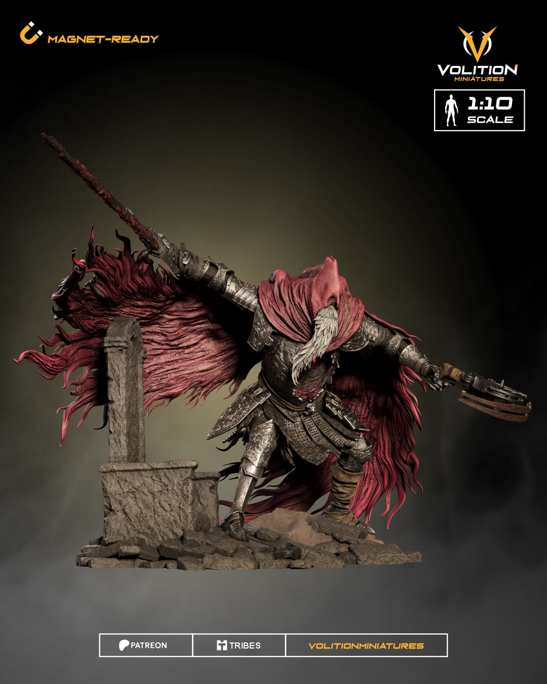 Slave Knight Gael Statue