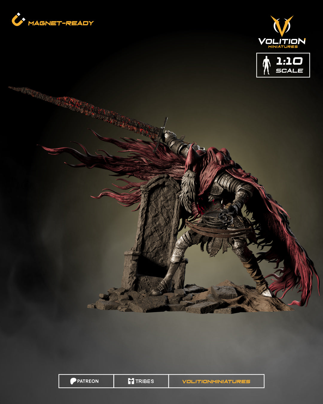 Slave Knight Gael Statue