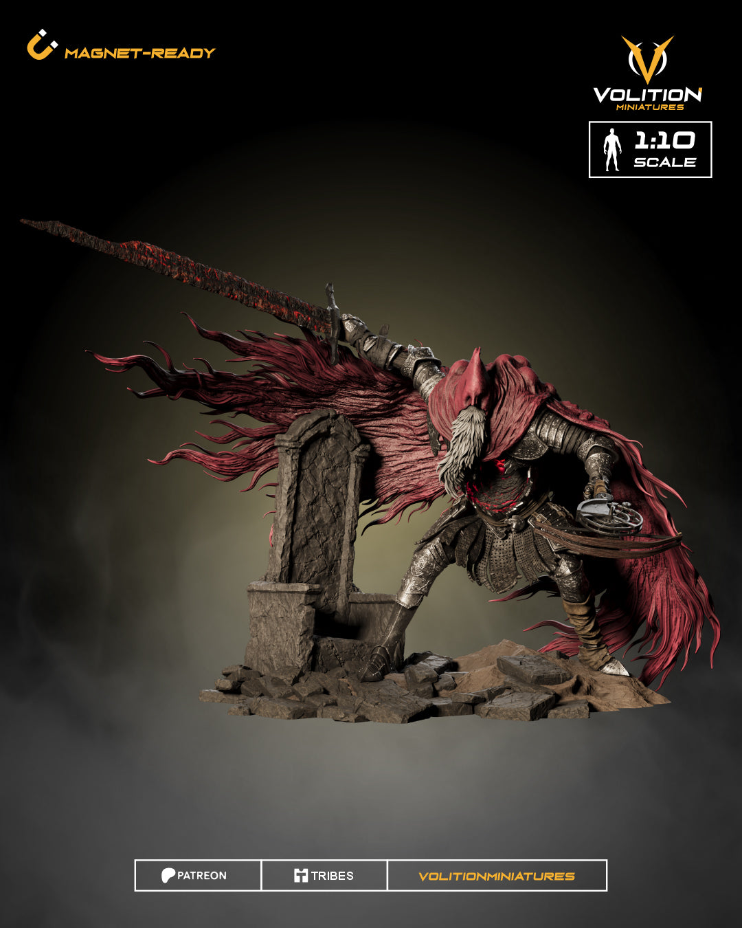 Slave Knight Gael Statue