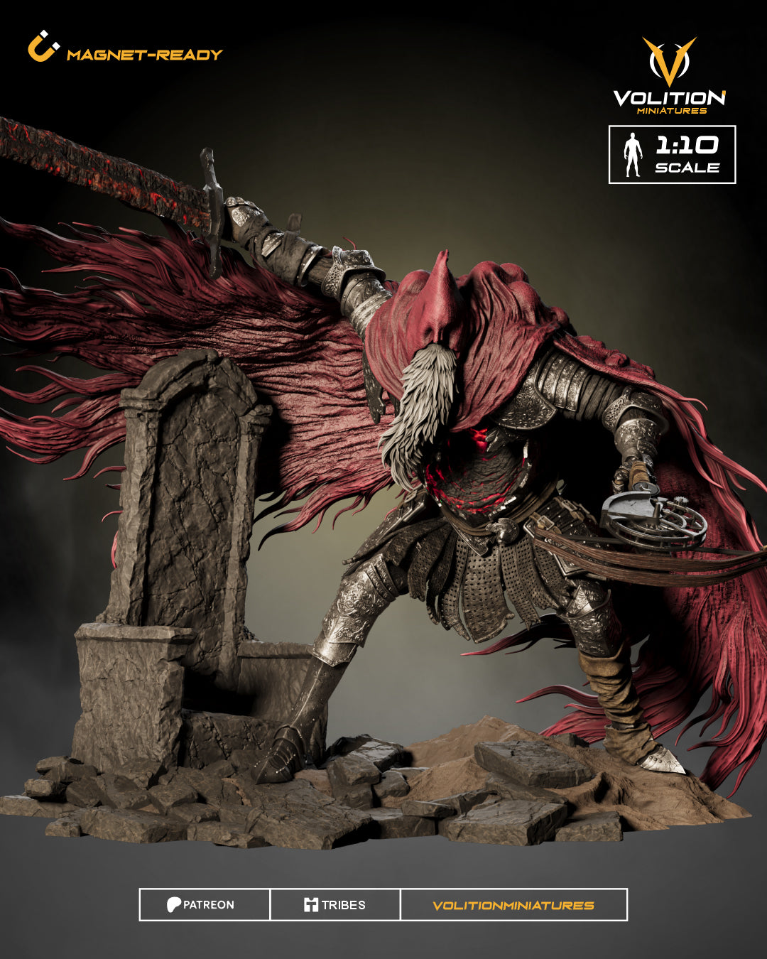 Slave Knight Gael Statue