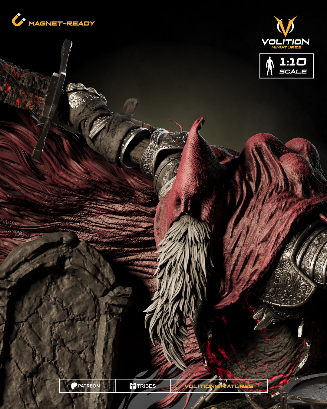Slave Knight Gael Statue