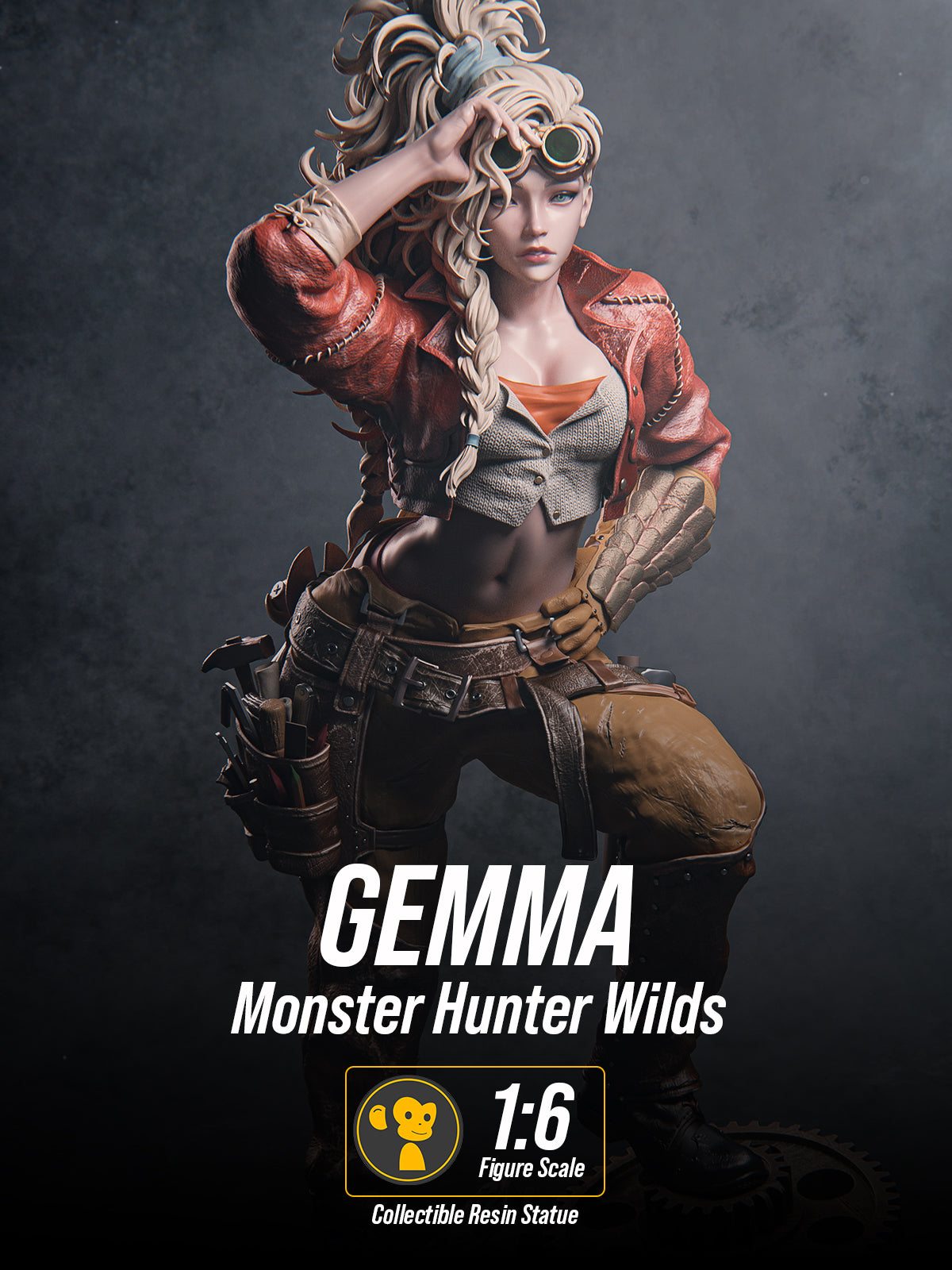 The Wild Huntress | Maximum Detailed 12K 3D printed figure