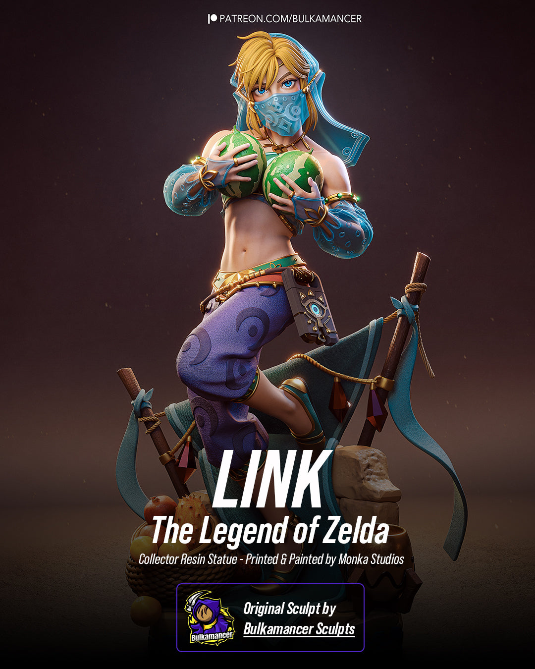 Gerudo Vai Hero Statue