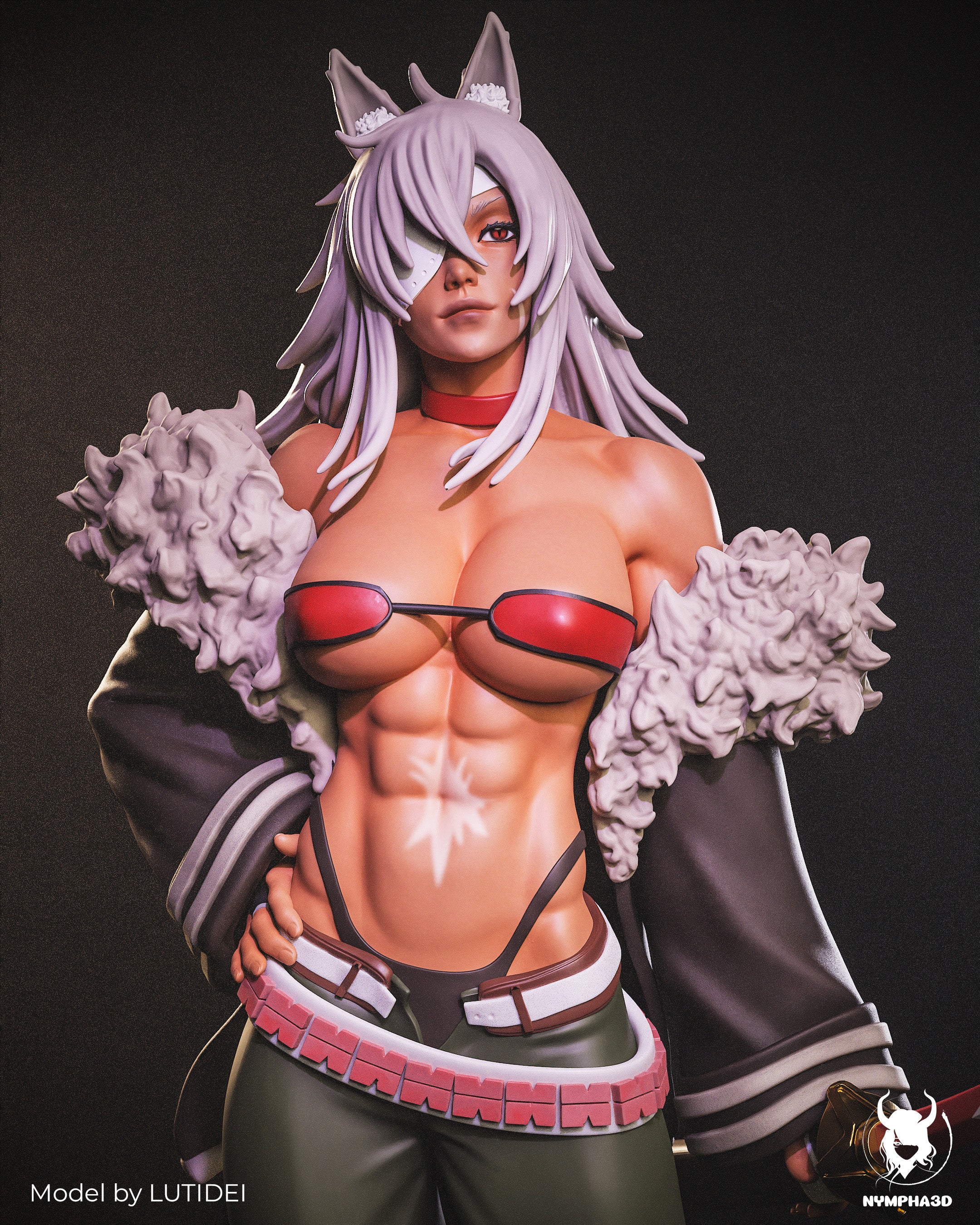 Beast Sword King Statue