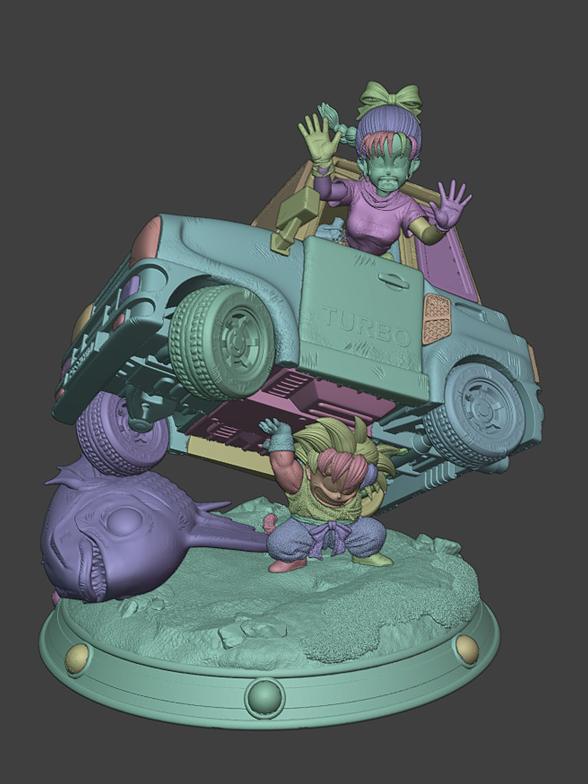 The Capsule Roadtrip Statue