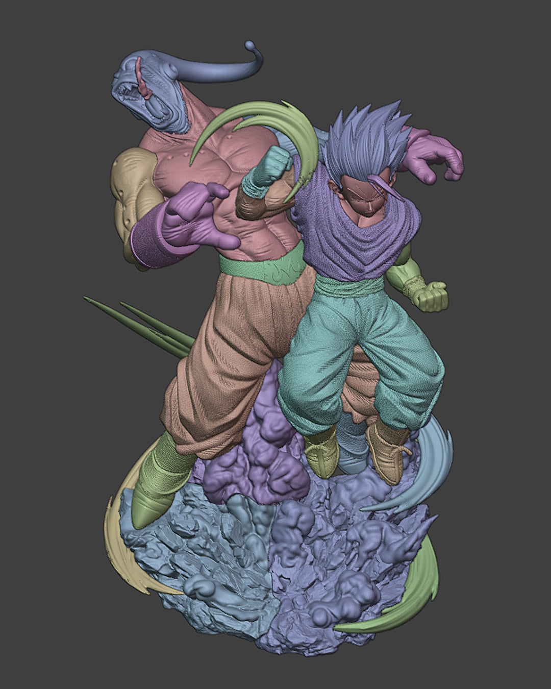 Gohan VS Buu Statue