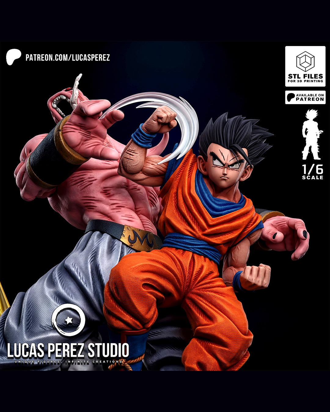 Gohan VS Buu Statue