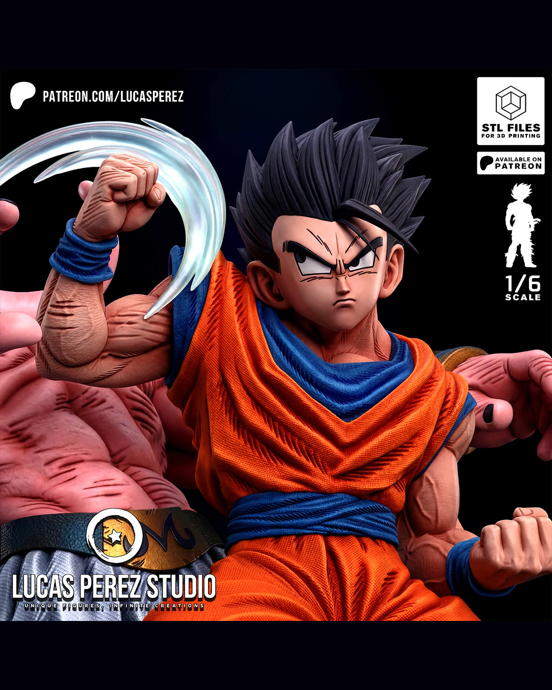 Gohan VS Buu Statue
