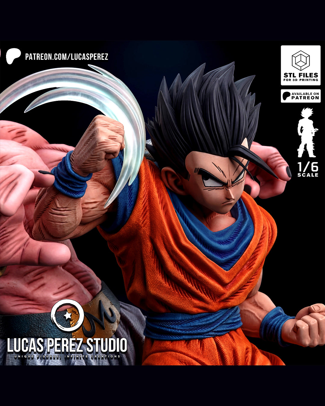 Gohan VS Buu Statue