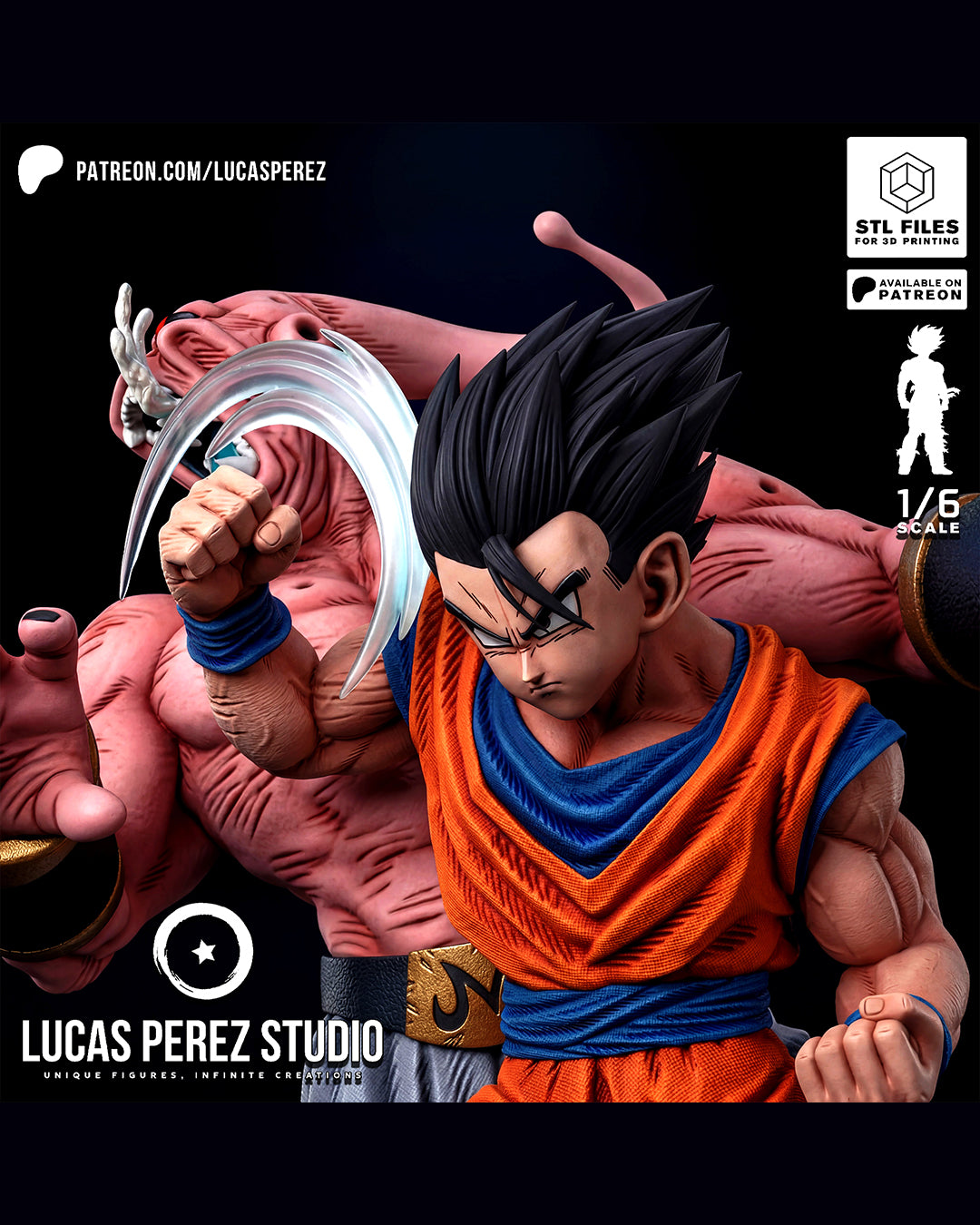 Gohan VS Buu Statue
